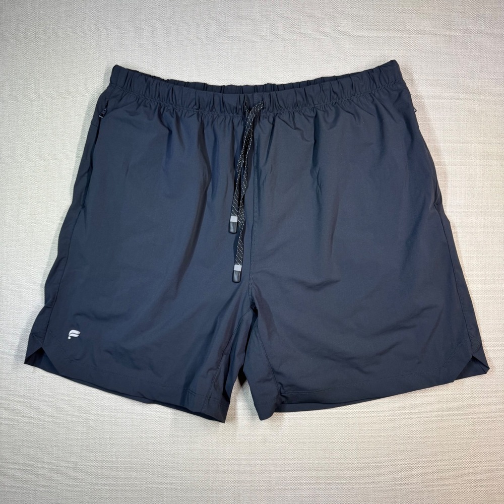 Fabletics Mens The One Lined Training Shorts Black 7 Inch Inseam Size Large